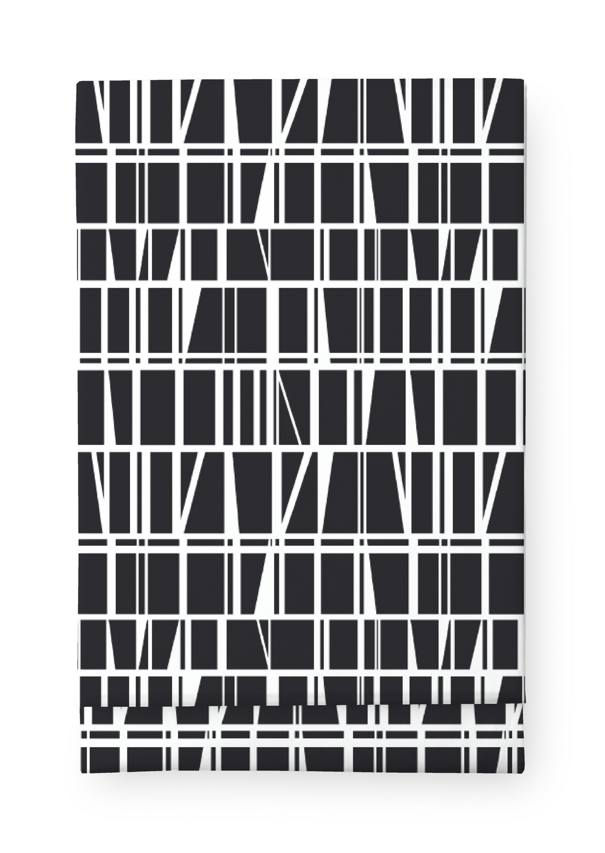 80410-3435-01-06; Finlayson Coronna Pöytäliina Musta / Valkoinen / 145x145 cm