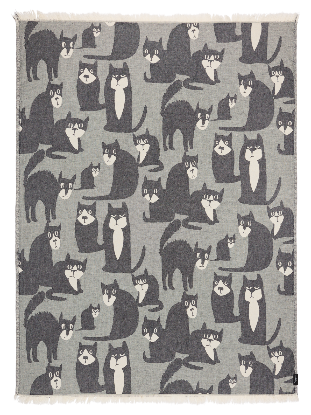 20632-5075-01-04NH_2; Finlayson spot the dog Torkkupeitto Mustavalkoinen / 130x170 cm