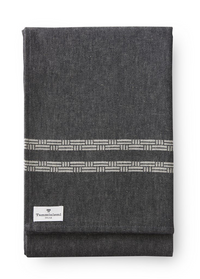70168-0001-02-06; Finlayson Tamminiemi Kylpypyyhe Musta / Pellava / 90x180 cm