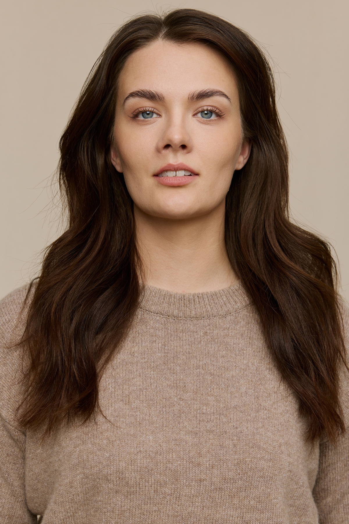 FW51007-126-S_1; Finlayson Osmi Neule Beige / S 