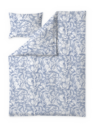 60714-5501-02-06; Finlayson Pioni Tencel-puuvillapussilakanasetti Sininen / 150x210 + 50x60 cm 