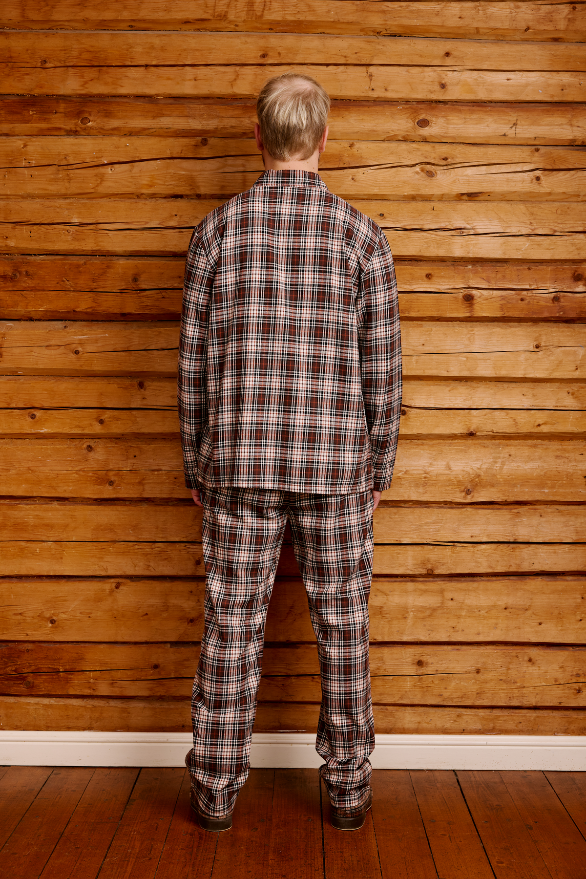 23074364004_4; 23074364003_4; 23074364002_4; 23074364001_4; Finlayson  Reino Flanellipyjama Ruskea / M 