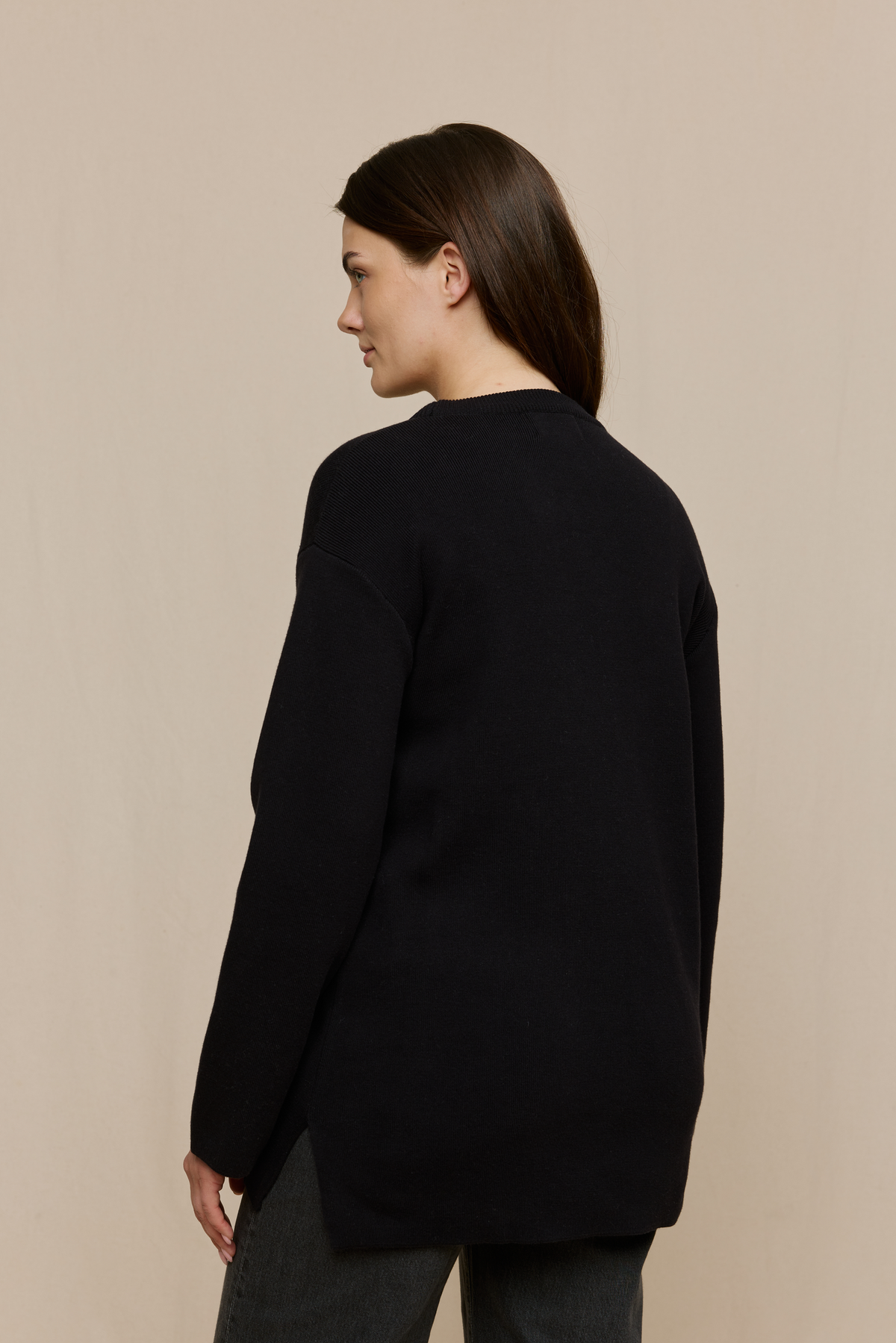 FW51002-999-XXL_3; Finlayson Valma Neuletunika Musta / XXL 