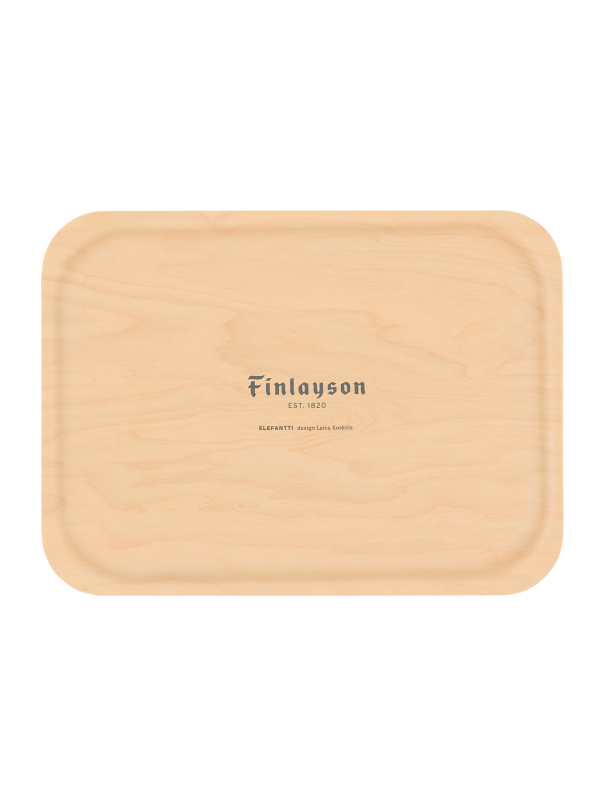 99100-0792_2; Finlayson Elefantti Tarjotin Musta / 27x20 cm 