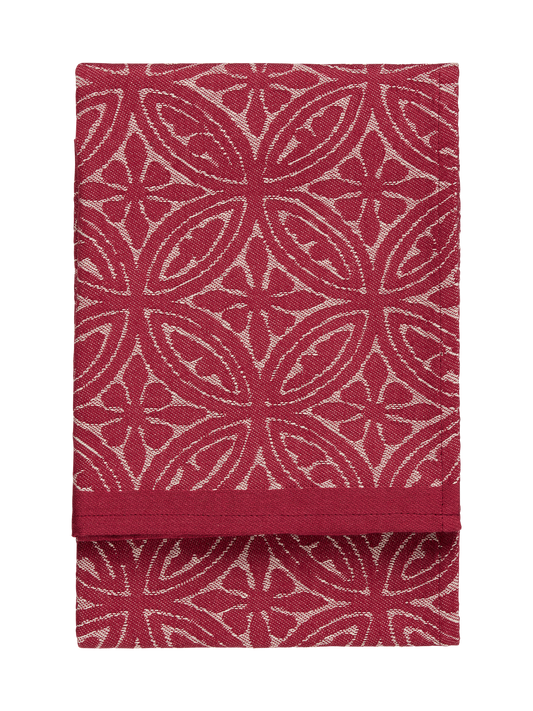 70940-4594-01-10; Finlayson Elektra Keittiöpyyhe Viininpunainen / 50x70 cm 