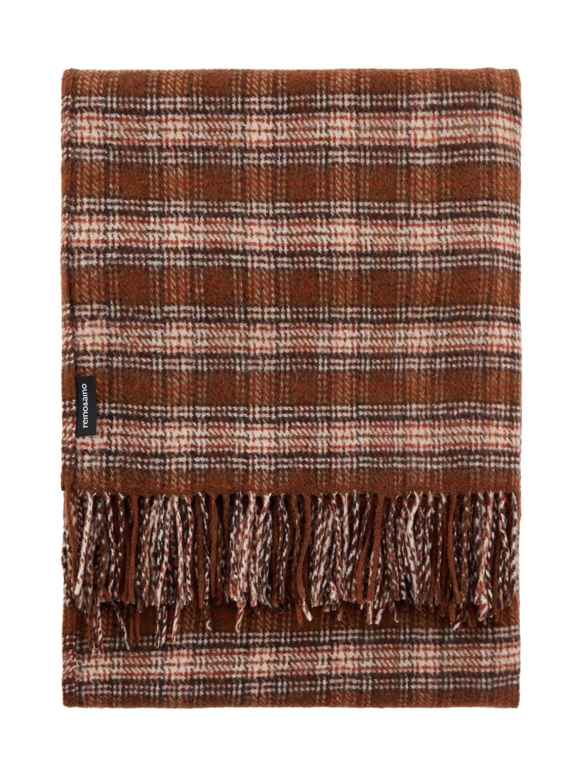 21993-1951-01-04; Finlayson Reino Torkkupeitto Ruskea / 130x170 cm 
