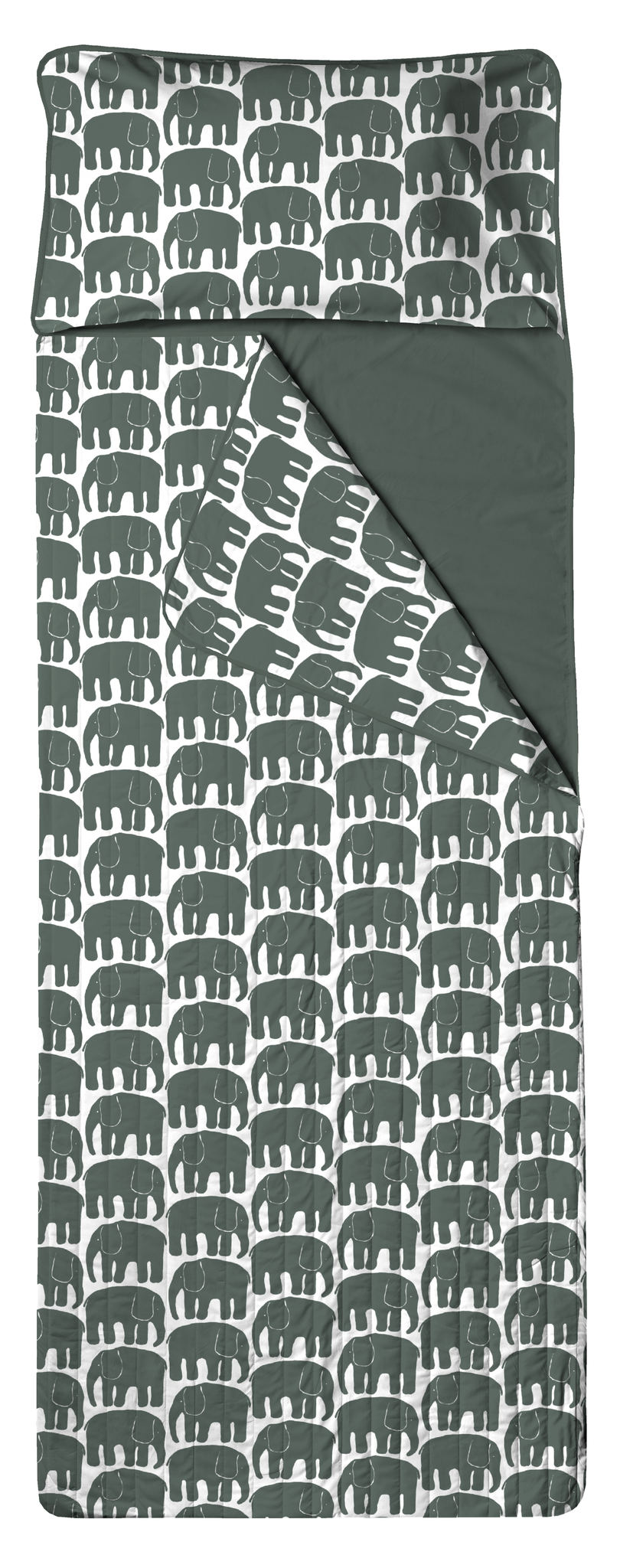 60432-4547-20-06; Finlayson Elefantti Unipussi Tummanvihreä / 90x250 cm 