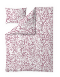 60714-5501-01-06; Finlayson Pioni Tencel-puuvillapussilakanasetti Roosa / 150x210 + 50x60 cm 