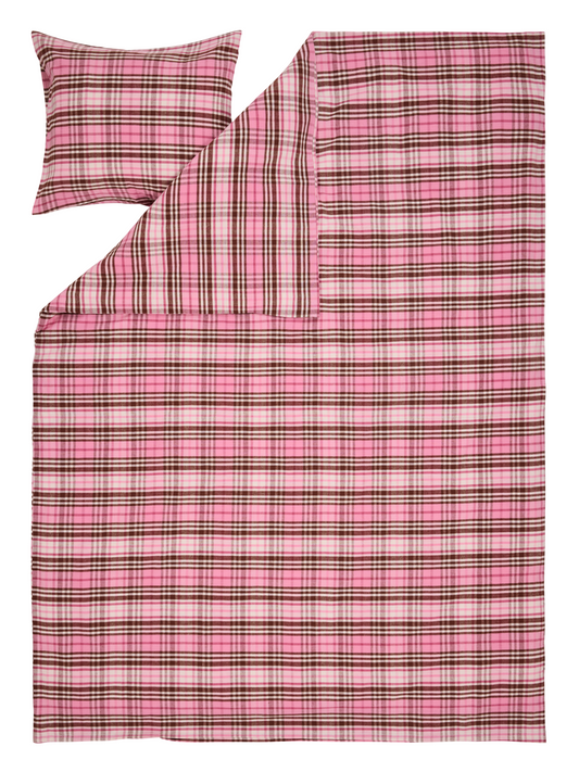 60679-4301-01-06; Finlayson Reino&Aino Pussilakanasetti Pinkki / 150x210 + 50x60 cm 