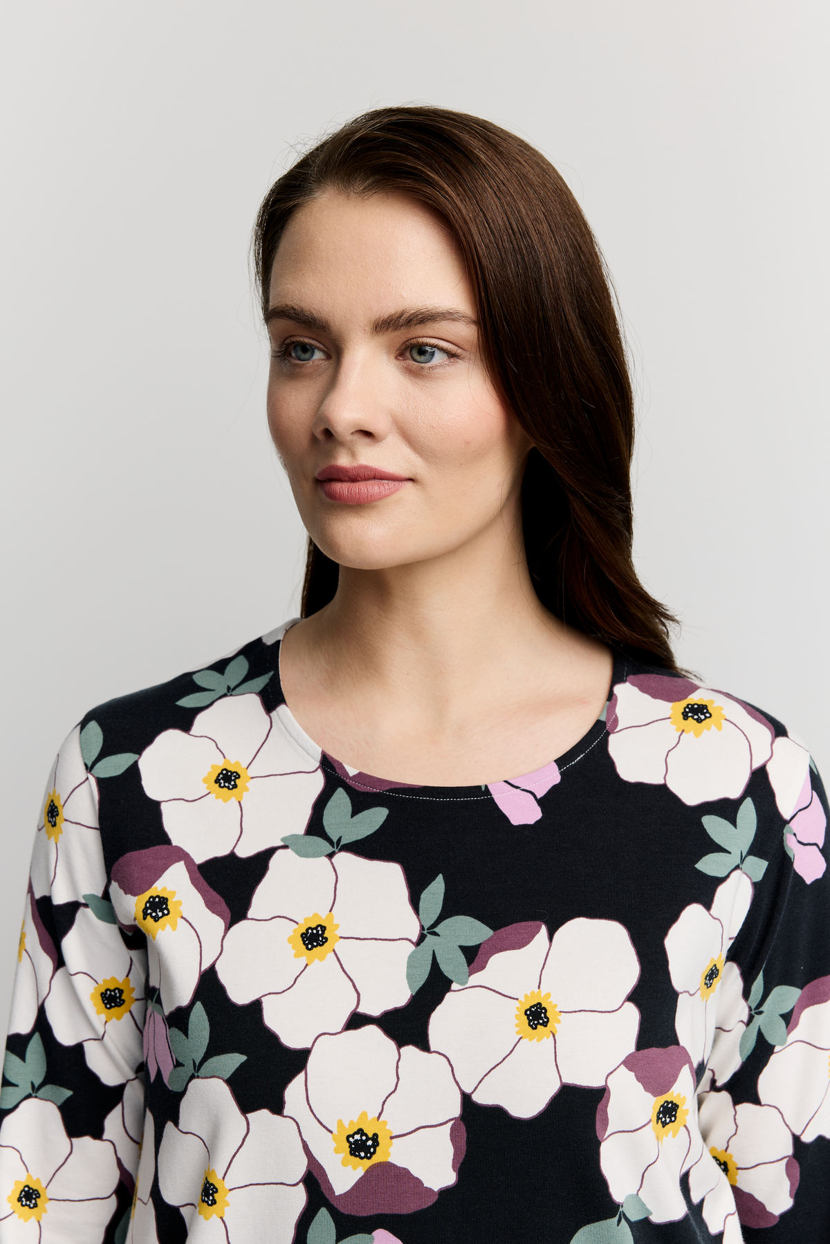 22784448002_5; Finlayson RUUSA Trikootunika Musta / Malva / M 