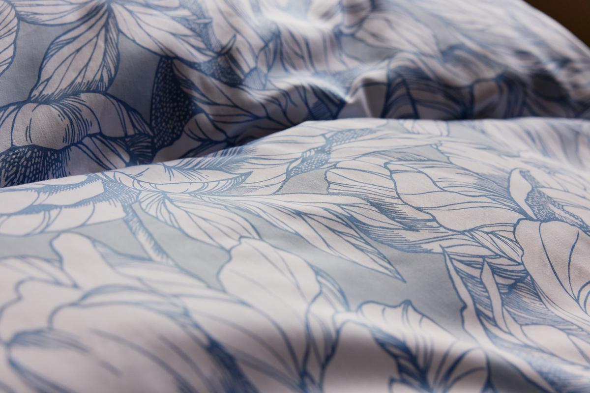60714-5501-02-06_5; Finlayson Pioni Tencel-puuvillapussilakanasetti Sininen / 150x210 + 50x60 cm 