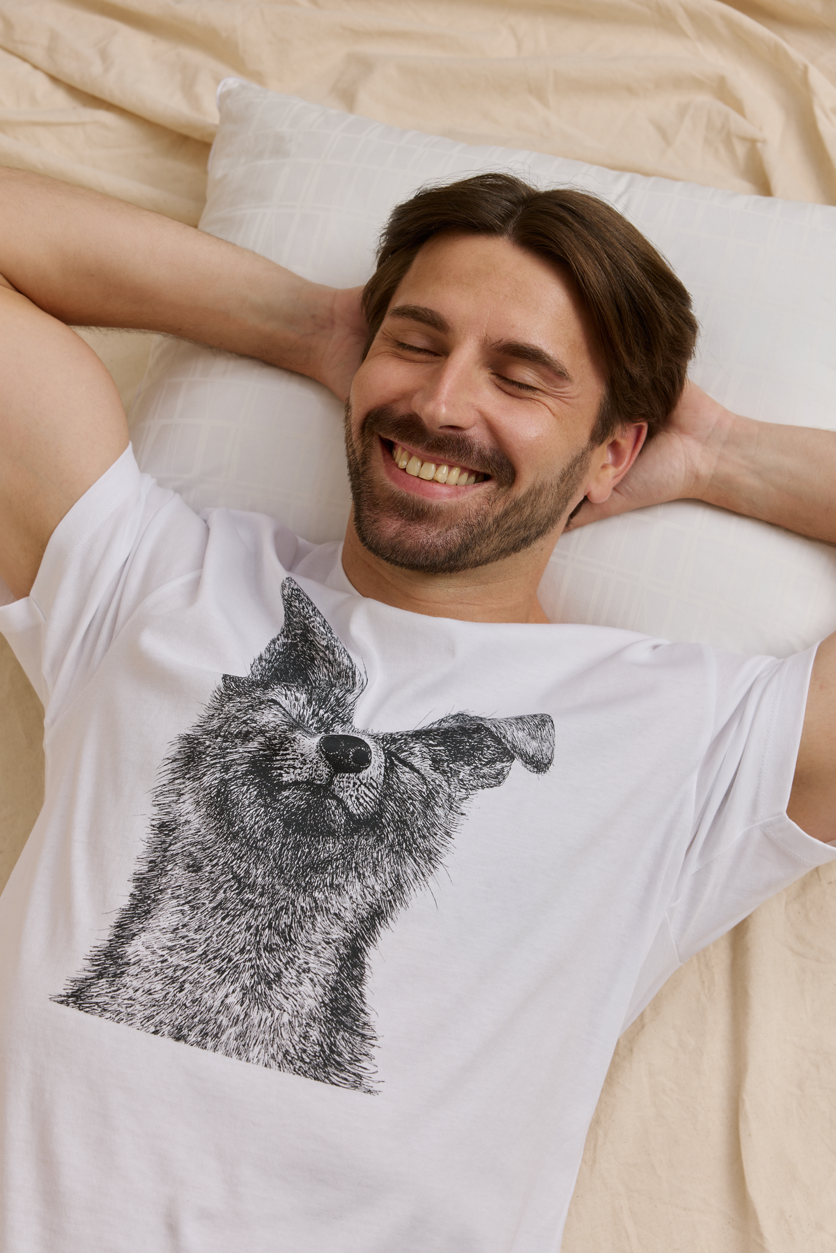 FM10004-991-XXL_5; Finlayson Kettu Shortsipyjama Mustavalkoinen / XXL 