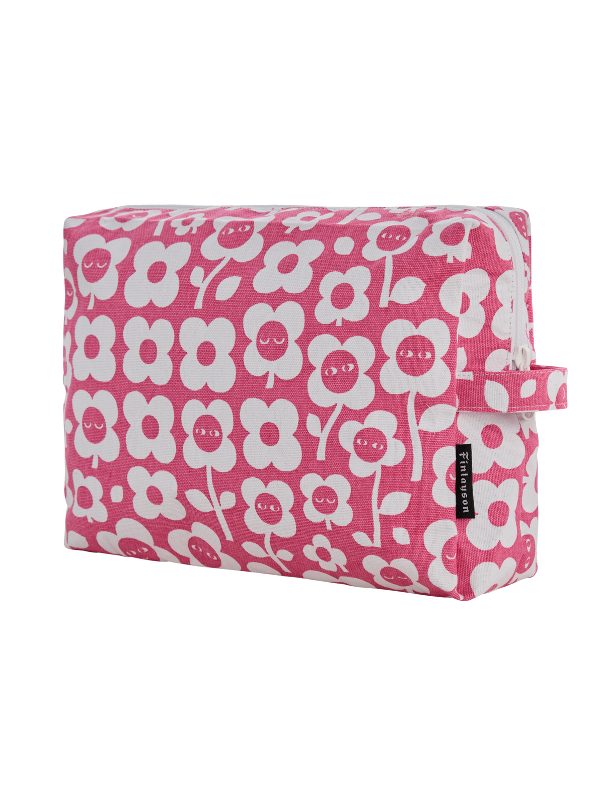 80250-5492-03-05; Finlayson Kukkariemu Toilettilaukku Pinkki / 28x20 cm 